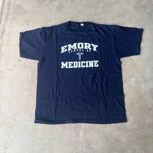 Emory School of Medicine University tee gear for sports mens size XL